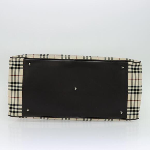 Burberry Nova Check Boston Bag Canvas Beige - Picture 9 of 16